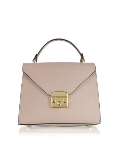 Leparmentier Paris Peggy Leather Top Handle Satchel Bag In Pink