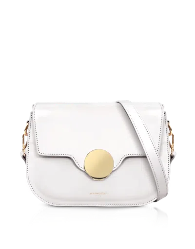 Leparmentier Paris San Pedro Leather Shoulder Bag In White