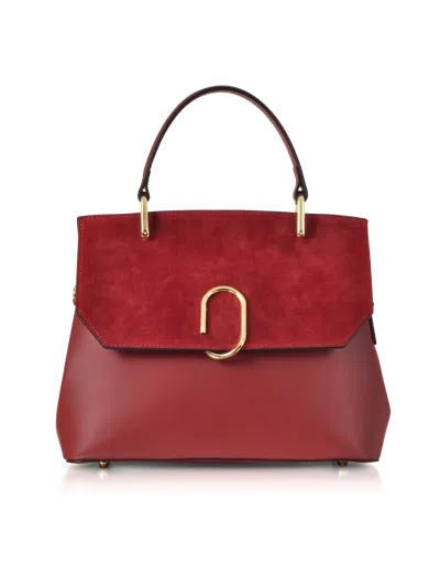 Leparmentier Paris Thais Suede And Leather Satchel Bag