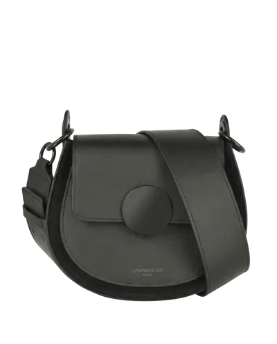 Leparmentier Paris Yucca Shoulder Bag In All Black