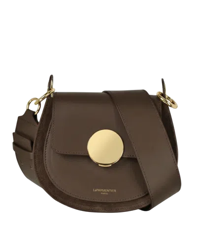 Leparmentier Paris Yucca Shoulder Bag In Chocolate