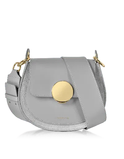 Leparmentier Paris Yucca Suede And Leather Shoulder Bag