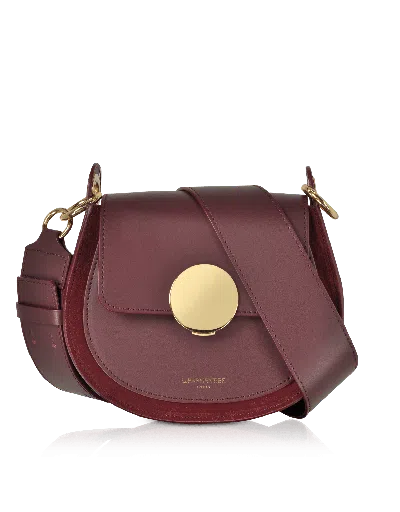 Leparmentier Paris Yucca Suede And Leather Shoulder Bag