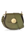 Leparmentier Paris Yucca Suede And Leather Shoulder Bag