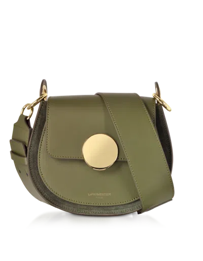Leparmentier Paris Yucca Suede And Leather Shoulder Bag In Brown