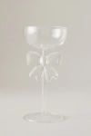 Lepelclub Bow Coupe Glass In White