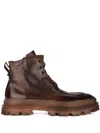 Leqarant Stringed Ankle Boots In Nero