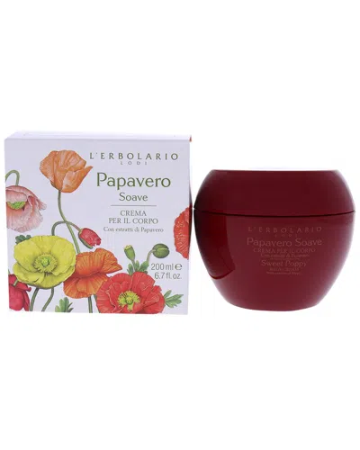 L'erbolario 6.7oz Sweet Poppy Body Cream In Transparent