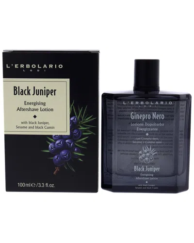 L'erbolario Dnu  3.3oz Black Juniper Energizing Aftershave Lotion