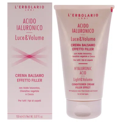 L'erbolario Hyaluronic Acid Light And Volume Conditioner Cream By Lerbolario For Unisex - 5.07 oz Conditioner In Pink