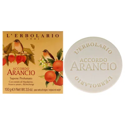 L'erbolario Perfumed Soap - Accordo Arancio By Lerbolario For Unisex - 3.5 oz Soap In White