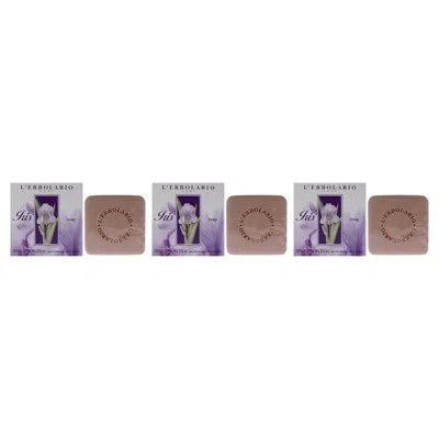 L'erbolario Soap - Iris - Pack Of 3 By Lerbolario For Unisex - 3.5 oz Soap In Multi