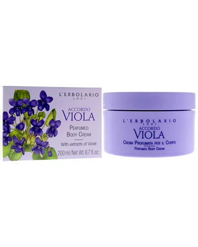 L'erbolario Lerbolario Women's 6.7oz Perfumed Body Cream - Accordo Viola In Transparent