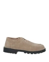 Lerews Man Lace-up Shoes Dove Grey Size 7 Leather In Grey