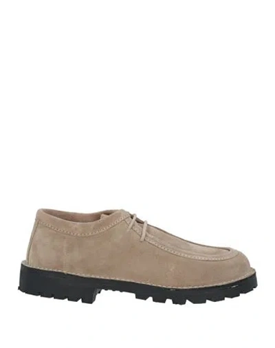 Lerews Man Lace-up Shoes Dove Grey Size 7 Leather