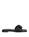 Lerre Woman Sandals Black Size 11 Soft Leather