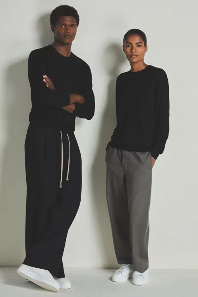 Les 100 Ciel Black Reiss | S Noble-wool Long-sleeve Jumper