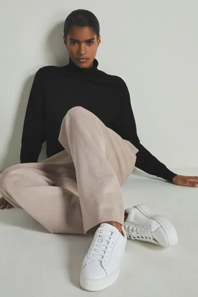Les 100 Ciel Black Reiss | S Noble-wool Roll-neck Jumper