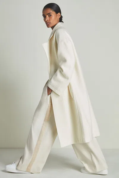 Les 100 Ciel Cream Reiss | S Twill Trousers With Wool