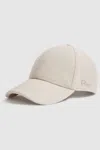 Les 100 Ciel Cream Reiss | S Felted-tweed Baseball Cap In Cream