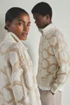 Les 100 Ciel Neutral/cream | S Cashmere-blend Bouclé Jacket In Neutral/cream