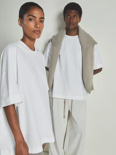 Les 100 Ciel White | S Cotton-blend Jersey T-shirt