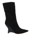 Isabel Marant Les Amaranti Woman Ankle Boots Black Size 6 Leather