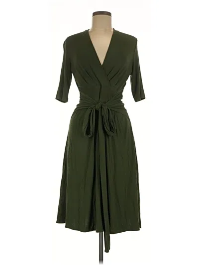 Pre-owned Les Amis Casual Dress In Green
