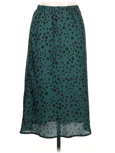 Pre-owned Les Amis Formal Skirt In Teal