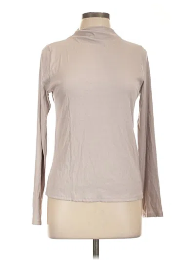 Pre-owned Les Amis Long Sleeve Turtleneck In Brown