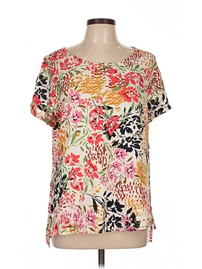 Pre-owned Les Amis Short Sleeve T-shirt In Gold