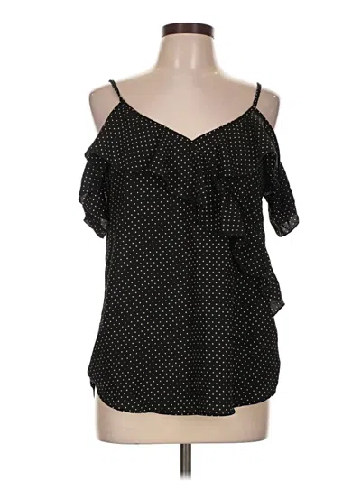 Pre-owned Les Amis Sleeveless Blouse In Black