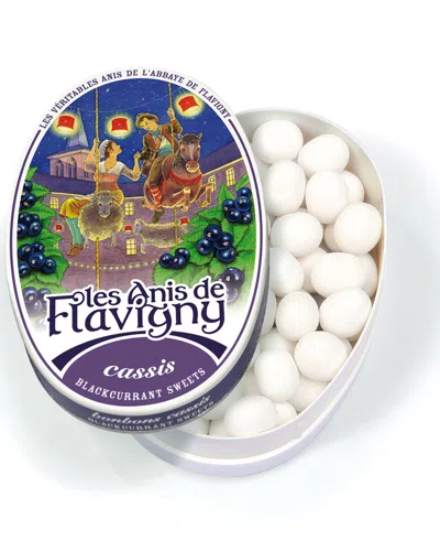 Les Anis De Flavigny Oval Tin Blackcurrant 6 Pack