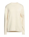 Les Ateliers Réunis Woman Sweater Cream Size L Wool In White