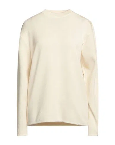Les Ateliers Réunis Woman Sweater Cream Size L Wool In White