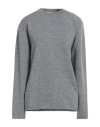 Les Ateliers Réunis Woman Sweater Grey Size L Wool