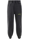 Les Benjamins Faded Track Pants In 黑色