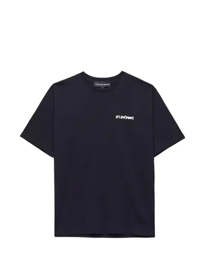 Les Benjamins Graphic-print T-shirt In Black