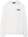 Les Benjamins Logo-print Cotton Hoodie In Grau