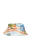 Les Benjamins Printed Bucket Hat In Multi