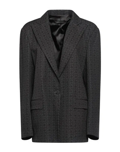 Les Bourdelles Des Garçons Woman Blazer Black Size 6 Polyester, Elastane