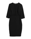 Les Bourdelles Des Garçons Woman Midi Dress Black Size 4 Polyester, Elastane In Black