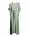 Les Bourdelles Des Garçons Woman Midi Dress Green Size 8 Polyester, Elastane In Green