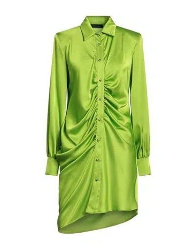 Les Bourdelles Des Garçons Woman Mini Dress Lime Green Size 4 Polyester, Elastane