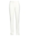 Les Bourdelles Des Garçons Woman Pants Ivory Size 8 Polyester, Elastane In White