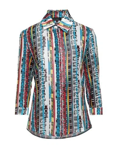 Les Bourdelles Des Garçons Woman Shirt Azure Size 6 Polyester In Blue