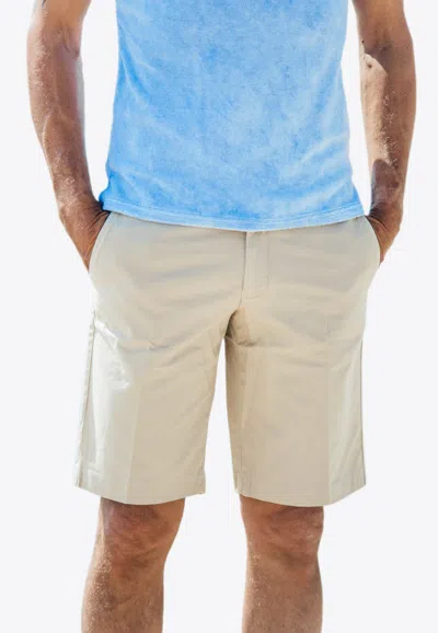 Les Canebiers Praya Chino Shorts In Beige