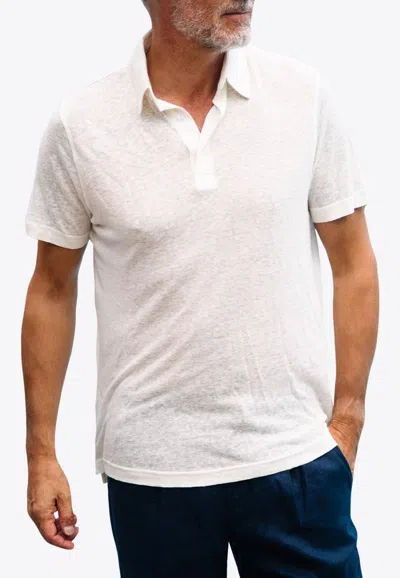 Les Canebiers Salins Polo T-shirt In White