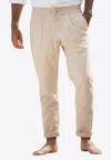 Les Canebiers Sauvier Drawstring Pants In Beige