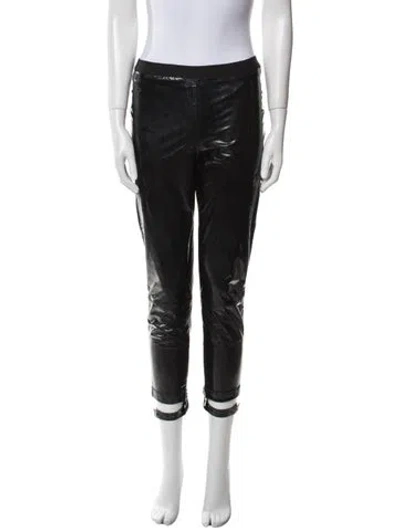 Pre-owned Les Chiffoniers Skinny Leg Pants In Black